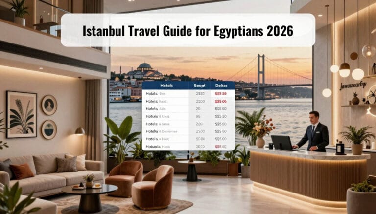 تكلفة الإقامة في إسطنبول للمصريين 2026