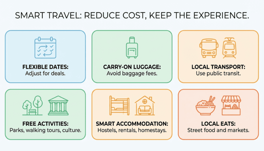 تقليل تكلفة السفر