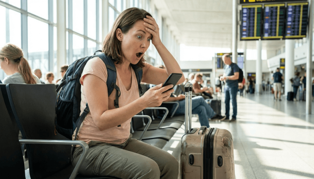 مسافر يتفاجأ بالتكلفة الحقيقية للرحلة بعد أن بدت رخيصة في البداية