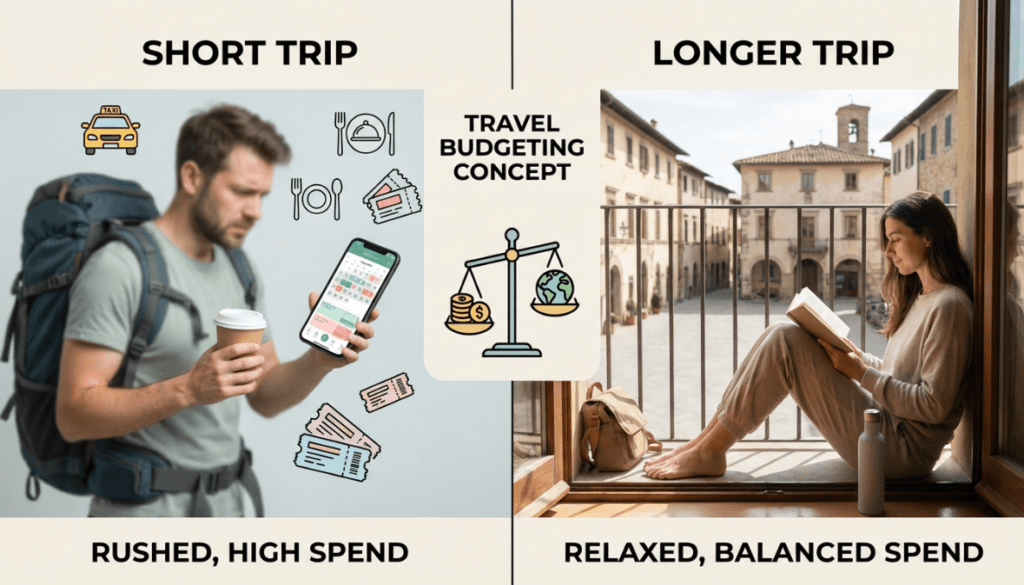 هل السفر القصير أو الطويل أوفر؟